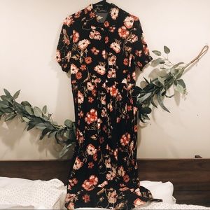 Floral Floor Length Dress